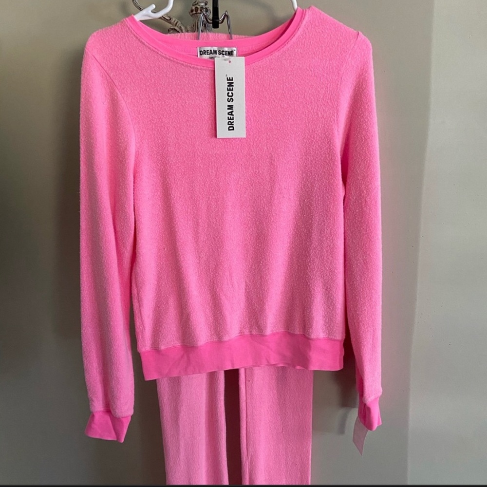 Wildfox Dream Scene Pink jumper set size xxs